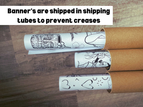 Personalized Race Car Coloring Banner