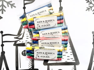 Personalized 4 pack Wedding Couple Favors