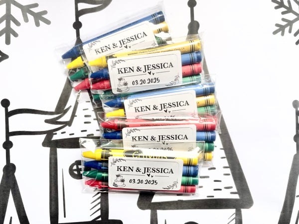 Personalized 4 pack Wedding Couple Favors