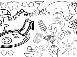 End of School Year Coloring Banner