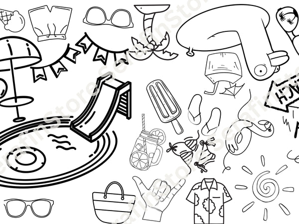 End of School Year Coloring Banner