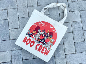 Halloween Boo Crew Trick or Treat Bags Idea Mouse and Friends Theme Eco friendly Bag School Bag Retro Bag Reusable Halloween Masquerade idea