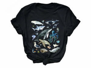 Orca Whale Octopus Turtle Ocean Conservation