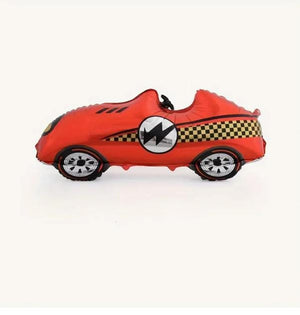 Large 3D Race Car Theme Balloon Birthday Decoration Mylar First Bday Boy Party Jumbo Baby Shower Sports party Kit Garland Red Black Arch