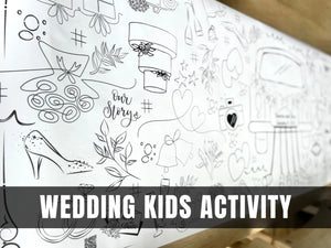 Custom Wedding Coloring Banner
