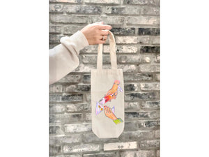 CHEERS Gift Wine Carrier Housewarming Party Gift idea Wedding Favor Bag Dinner Party Modern Minimalist Reusable Eco Friendly Anniversary