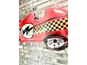 Large 3D Race Car Theme Balloon Birthday Decoration Mylar First Bday Boy Party Jumbo Baby Shower Sports party Kit Garland Red Black Arch