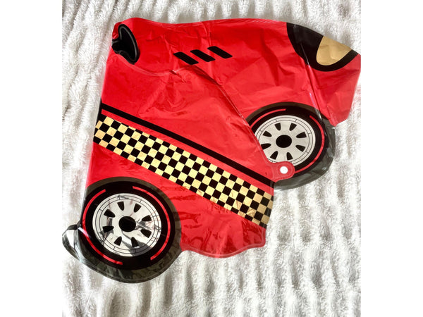 Large 3D Race Car Theme Balloon Birthday Decoration Mylar First Bday Boy Party Jumbo Baby Shower Sports party Kit Garland Red Black Arch