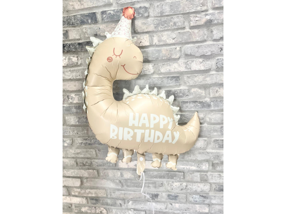 Dinosaur Matte Large Balloon Modern Baby Dino Theme Party Baby Shower Triceratops Party A Saurus  Three Rex Mylar Big Party Decor Boy idea