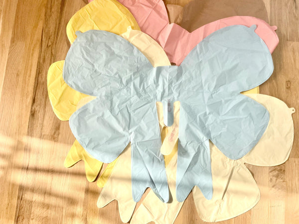 Coquette Bow Pastel Balloon Matte Boy Baby Shower Girl Birthday Party Decoration Bridal Ribbon Jumbo Mylar Tying the Knot Beige Boho Bach