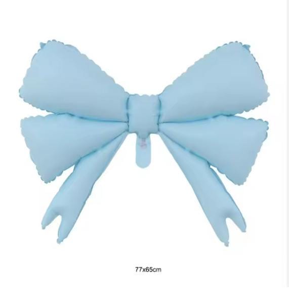 Coquette Bow Pastel Balloon Matte Boy Baby Shower Girl Birthday Party Decoration Bridal Ribbon Jumbo Mylar Tying the Knot Beige Boho Bach