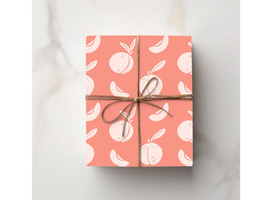 Peach Gift Wrap