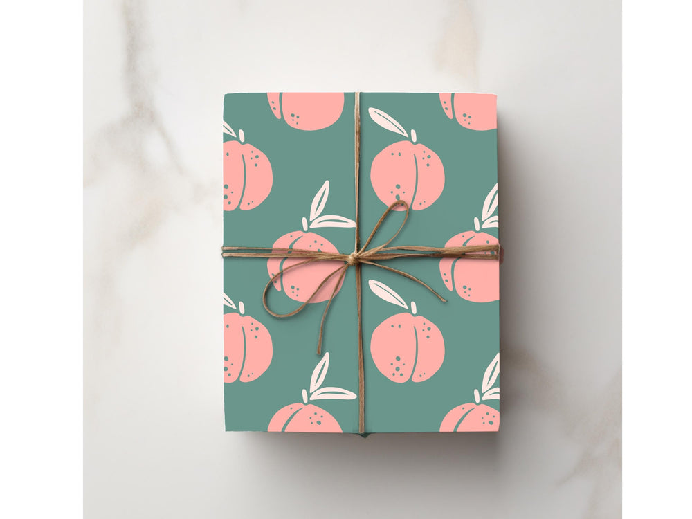 Peach Sage Gift Wrap