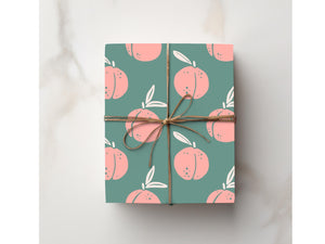 Peach Sage Gift Wrap