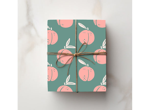 Peach Sage Gift Wrap