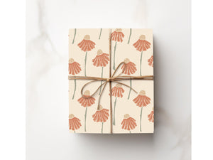 Soft Chamomile Flower Gift Wrapping