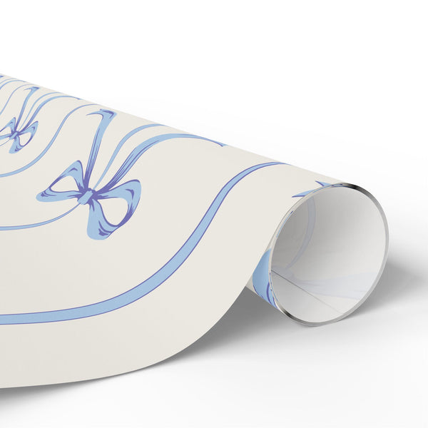 Blue Coquette Bow Gloss Wrapping