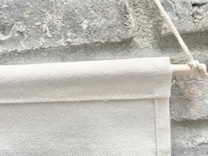 Personalized Fabric Brown Canvas Wall Hanging Sign Banner Boho Custom First Name Middle Pennant Nursery Stick Wooden New Baby Shower Girl