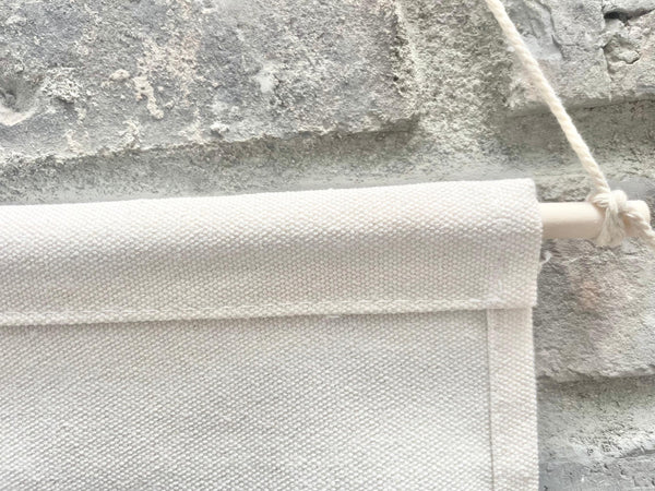 Personalized Fabric Brown Canvas Wall Hanging Sign Banner Boho Custom First Name Middle Pennant Nursery Stick Wooden New Baby Shower Girl