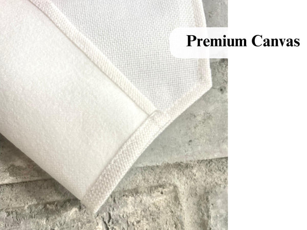 Personalized Fabric White Canvas Wall Hanging Sign Banner Boho Custom First Name Birth Date Pennant Stick Wooden Baby Shower Floral Girl 19"