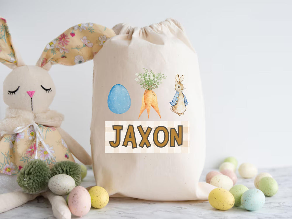 Personalized Boy Easter Drawstring
