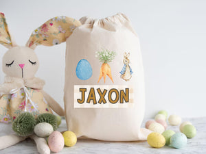Personalized Boy Easter Drawstring