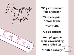 Custom Fiancé Gift Wrapping Paper