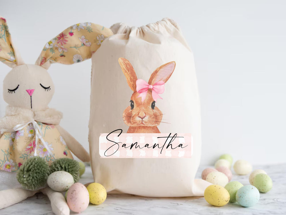 Personalized Easter Drawstring