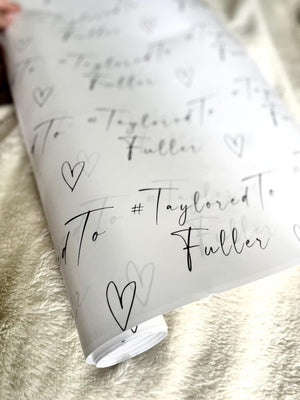 Custom Fiancé Gift Wrapping Paper