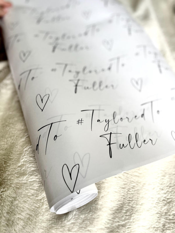 Custom Fiancé Gift Wrapping Paper