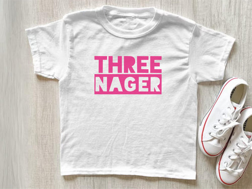 THREE Nager Youth Shirt Pink