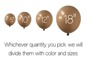 Boho Balloon Beige Neutral Coffee Brown Sand 100 Rustic Pack Boho Birthday Party Bridal Shower Baby Bearly Wait Decor Natural Muted Woodland