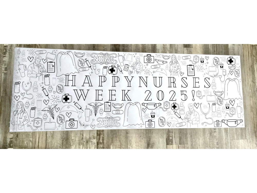 CUSTOM Large Medical Coloring Banner