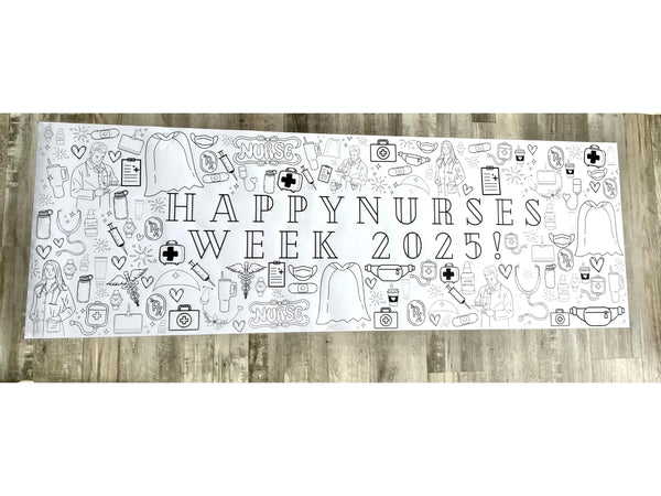 CUSTOM Large Medical Coloring Banner