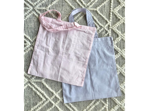 Personalized Name Tote Bag Pink Bridesmaid Lavender Custom Girl Party Birthday Trip Party Favor Maid of Honor Library School Roommate Gift