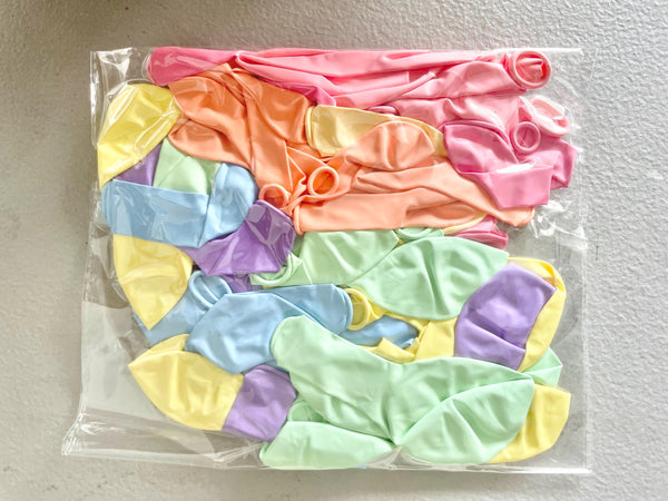 Pastel Balloon Arch Party 100 Pack Multicolor Macaron Birthday Rainbow Party Baby Shower First Birthday Girl Decor DIY Bulk Latex Easter