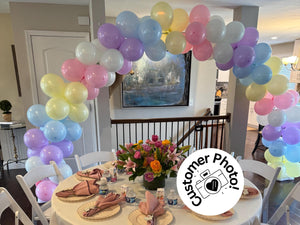 Pastel Balloon Arch Party 100 Pack Multicolor Macaron Birthday Rainbow Party Baby Shower First Birthday Girl Decor DIY Bulk Latex Easter