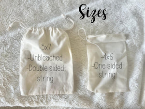 Personalized Baby Shower Favor Ideas Thank You for Making my Party Sweet Love Gift Whimsical Favor Bag Drawstring Canvas Bulk Custom Name