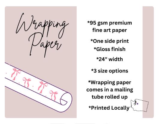 Mari-time Gingham Wrapping Paper