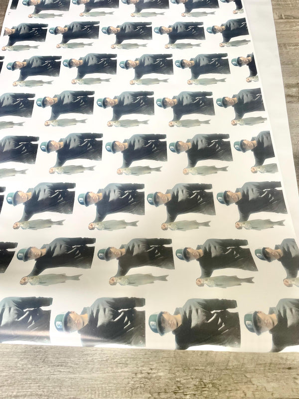 Custom Face Wrapping Paper Personalized Photo Gift Wrap Funny Gifting Best Friend Face Paper Wedding Bridal Shower Idea Birthday Sentimental
