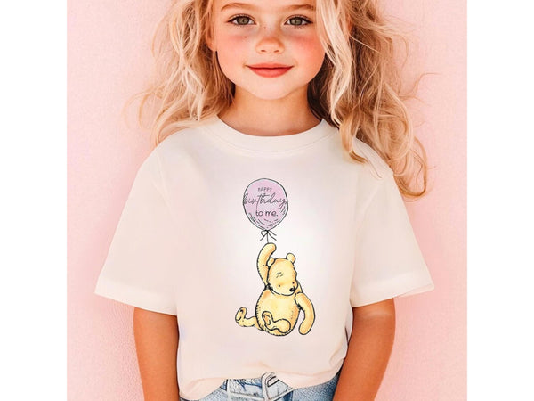 Classic Pooh Bear Birthday Girl