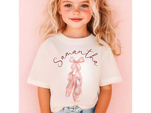 Custom Name Ballet T Shirt