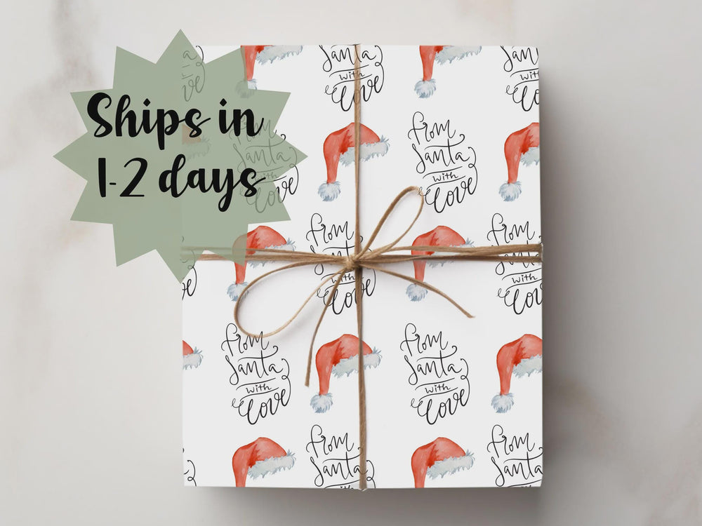 Santa Gift Wrap From Santa Wrapping Paper