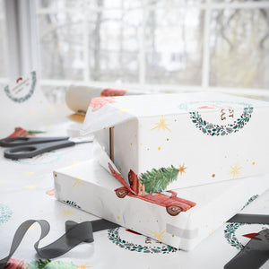 My First Christmas Wrapping Paper New Baby Gift Wrap Baby First Christmas Newborn Xmas Wrapping Paper Keepsake Paper Milestone Christmas