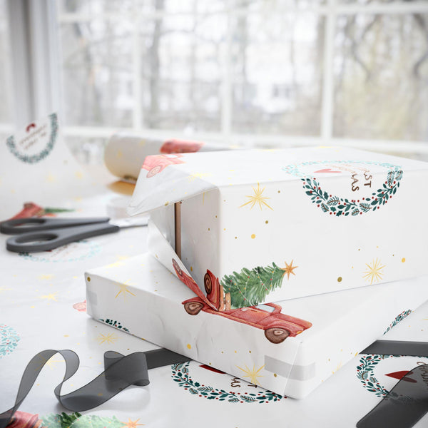 My First Christmas Wrapping Paper New Baby Gift Wrap Baby First Christmas Newborn Xmas Wrapping Paper Keepsake Paper Milestone Christmas