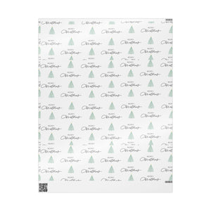 Whimsical Christmas Wrapping Paper Elegant Co-Worker Gift Wrap Neighbor Merry Christmas Cute White Minimalist Gift Wrap idea White Elephant