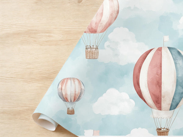 Whimsical Neutral Baby Shower Gift Wrap
