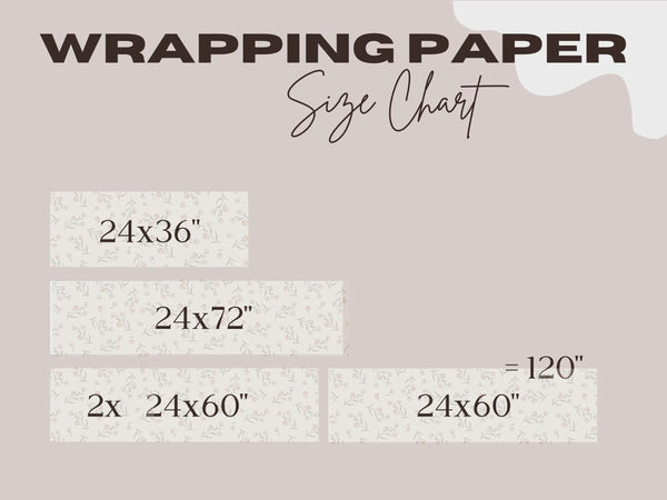 Toile Elegant Gift Wrapping Paper