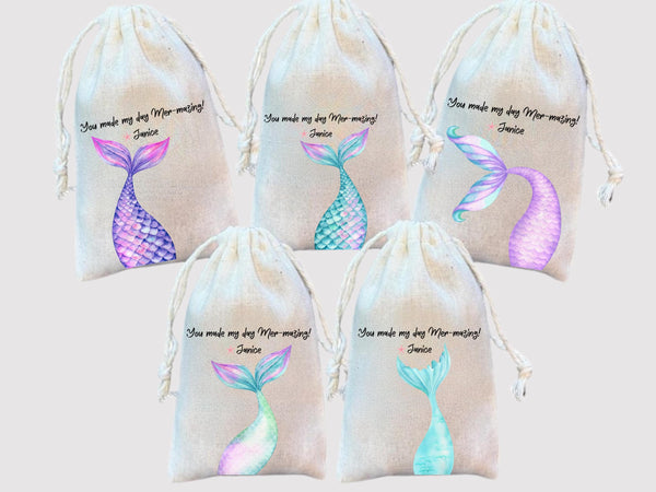 Whimsical Mermaid Birthday Magical Theme Party Girl bday Favor ideas Ocean Sea Party Under the Sea Goody Bags Sea Princess Party Treasure