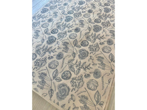Kraft Paper Fern Floral Gift Wrap Nature Mushroom Greenery Wrapping Paper Recycled Floral Birthday Gift Event Natural Rustic Party Supply
